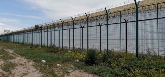 Galwanizowane ogrodzenia zabezpieczające przed wspinaczkami dla lotnisk więzienia dworce kolejowe