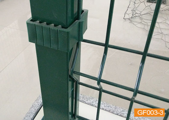 Kwadratowe ogrodzenie ochronne z siatki spawanej 3D