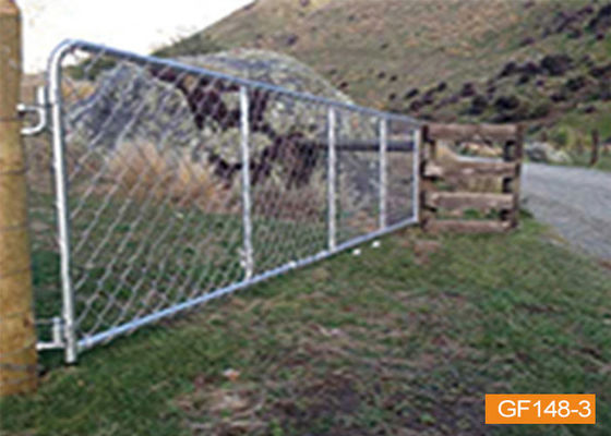 Spawane boczne żelazne stalowe bramy ogrodzeniowe na paszę dla zwierząt