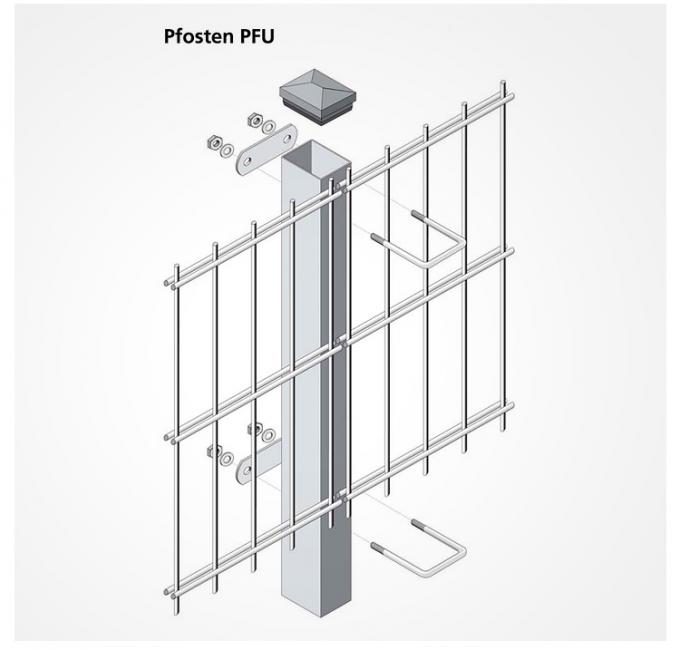najnowsze wiadomości o firmie tanie, wysokie bezpieczeństwo 868 podwójne ogrodzenie z siatki drucianej, 3