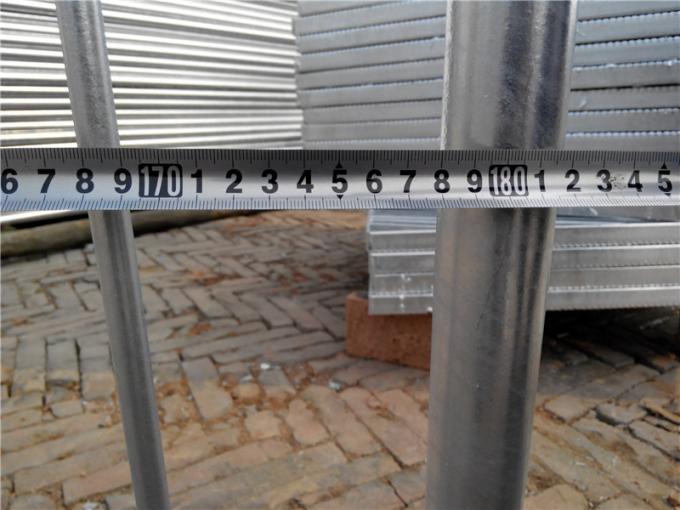 Gorąco zanurzone galwanizowane metalowe bariery kontroli tłumu 3