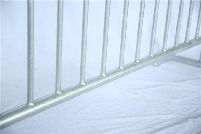 Gorąco zanurzone galwanizowane metalowe bariery kontroli tłumu 5