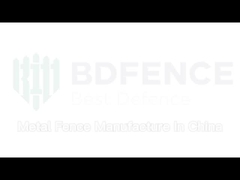 Zielona Bezpieczeństwo 3D spawany sieć drutowa ogrodzenie ocynkowane i farbowanie w proszku