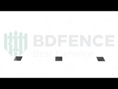 Ogrodzenie zabezpieczające przed kradzieżą 358 Panel Clear View malowany proszkowo