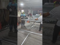 Proces spawania ogrodzenia łańcuchowego jest taki