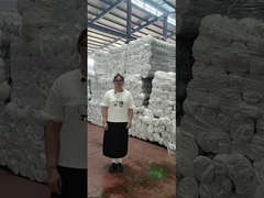 Ogrodzenie z galwanizowanym ogniwem łańcuchowym jest zapakowane w ten sposób