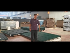 Zielone, czterozakrętowe ogrodzenie anty-wspinaczkowe jest naprawdę piękne