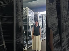 Zielone ogrodzenie 3D na drewnianej palecie wysłane na Filipiny