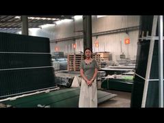 Malowanie proszkowe słupka H Przezroczysty widok Anty-wspinaczkowy