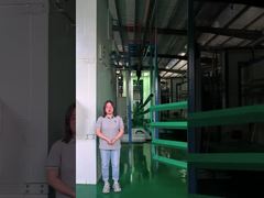 Elegancki słupek ogrodzenia z rur stalowych, malowany proszkowo