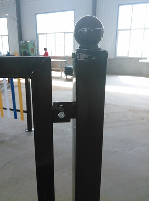 3 szyny ozdobne aluminiowe ogrodzenie 125 mm odległość słupka kwadratowego lub prostokątnego słupka