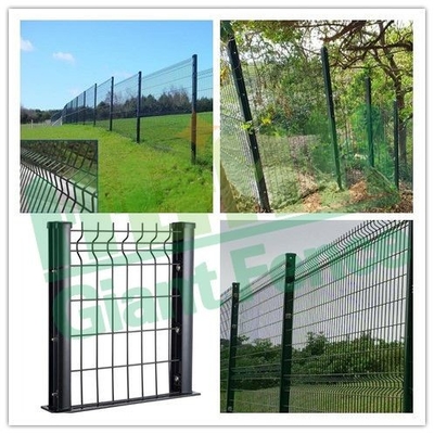 Ogrodzenie zewnętrzne 3d zakrzywione Pvc powlekane spawane sieci drutowej Ogrodzenie dla ogrodu i ochrony gospodarstwa 3d Ogrodzenie
