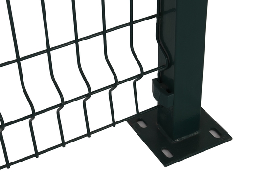 Ocynkowane ogrodzenie z siatki spawanej 3D o średnicy 3/4 mm