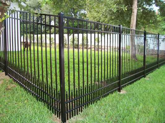 budynki ogrodowe kwadratowe rury czarne 25*25*1.2mm ogrodzenie górne ogrodzenie ogrodzenie aluminiowe