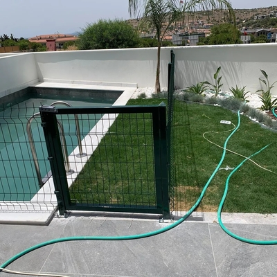 Chiny Kolorowe 3D Dekoracje Domów Czarne Skrzywione Spawane Tarcze Drukowe Ogrodzenie Ogrodzenie Bezpieczeństwo Galwanizowane PVC Powlekane Tarcze Ogrodzenie Cl