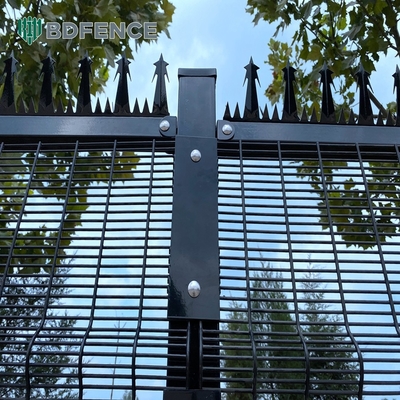 358 sieci drutowej Clearview metalowe stalowe na zewnątrz Clear Security Fence Panels Clear View