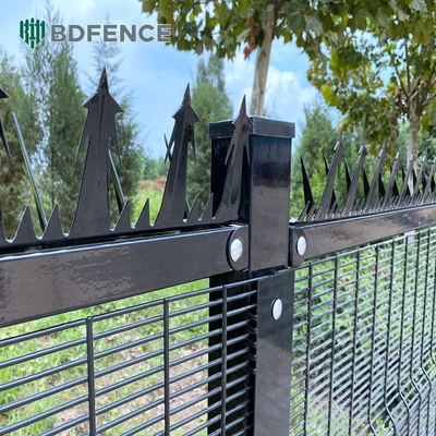 358 sieci drutowej Clearview metalowe stalowe na zewnątrz Clear Security Fence Panels Clear View