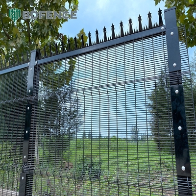 358 sieci drutowej Clearview metalowe stalowe na zewnątrz Clear Security Fence Panels Clear View