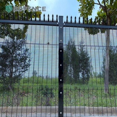 358 sieci drutowej Clearview metalowe stalowe na zewnątrz Clear Security Fence Panels Clear View