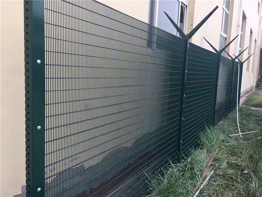 Galwanizowane Zasowane Powder powlekane sieci drutowej zewnętrzne ogrodzenie ogrodzenie bezpieczeństwa 358 Panel ogrodzenia anty wspinaczkowego