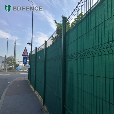 Masywne metalowe 3d spawane płótno sieci drutowej Panel łatwo zmontowany Pvc powlekany Czarny zielony stal Żelazo ocynkowane ogród