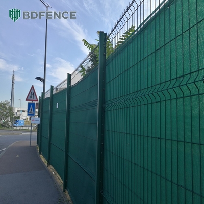 Masywne metalowe 3d spawane płótno sieci drutowej Panel łatwo zmontowany Pvc powlekany Czarny zielony stal Żelazo ocynkowane ogród