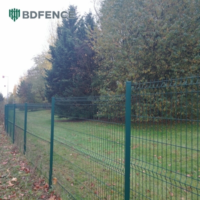 Home Outdoor Garden Metal Trójkąt Ogięcie Pvc powlekany 3d zakrzywiony siatka drutu Ogród Ogród