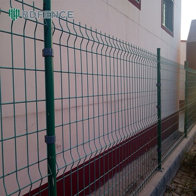 3mm 3d Panel ogrodzenia powlekane granica zielona ogród sieci drutowej ogrodzenie z fałdami V