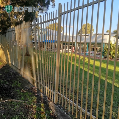 6Ftx8Ft Ogrody Czarne Ogrody Metalowe Ogrody Ogrodzenie Z galwanizowanej stali