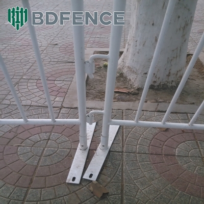 3D tymczasowe ogrodzenie obwodowe / ogrodzenie bariery tłumu 2,4 x 2,95m