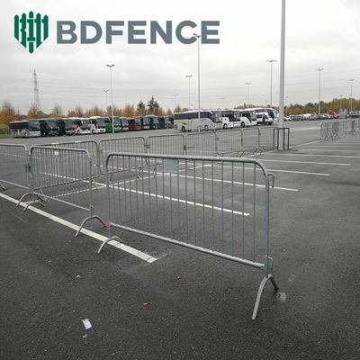 3D tymczasowe ogrodzenie obwodowe / ogrodzenie bariery tłumu 2,4 x 2,95m