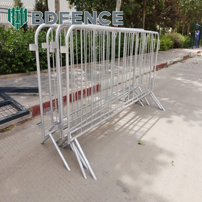 3D tymczasowe ogrodzenie obwodowe / ogrodzenie bariery tłumu 2,4 x 2,95m