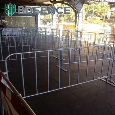 3D tymczasowe ogrodzenie obwodowe / ogrodzenie bariery tłumu 2,4 x 2,95m