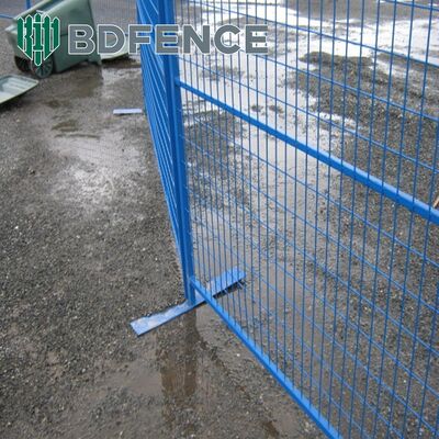 Rynek Kanady 6 x 10 ft Miejsce budowy Przenośne galwanizowane płyty czasowe ogrodzenia