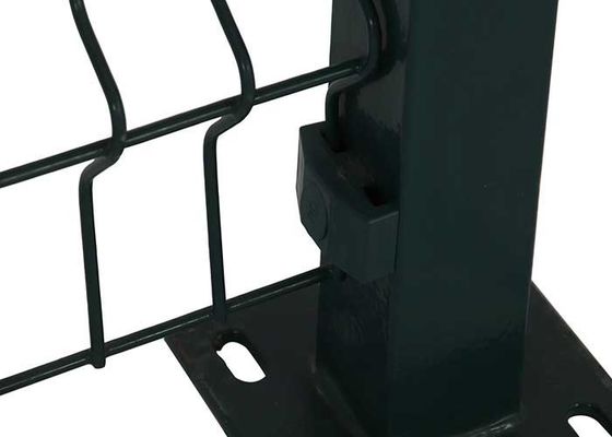 3d V Mesh Ogrodzenie Pvc Zielony / Czarny / Szary Ogrodzenie Metalowe Bezpieczeństwo sieci drutowej