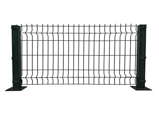 3d V Mesh Ogrodzenie Pvc Zielony / Czarny / Szary Ogrodzenie Metalowe Bezpieczeństwo sieci drutowej