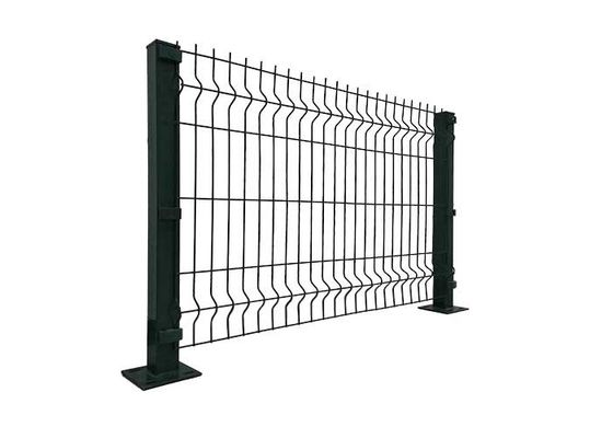 Niestandardowa wysokiej jakości domek zewnętrzny 3D metalowy zakrzywiony spawany siatka drutowa ogród ogrodniczy do ogrodzenia Panel Pvc zielony ogrodzenie