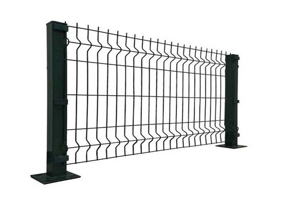 Niestandardowa wysokiej jakości domek zewnętrzny 3D metalowy zakrzywiony spawany siatka drutowa ogród ogrodniczy do ogrodzenia Panel Pvc zielony ogrodzenie