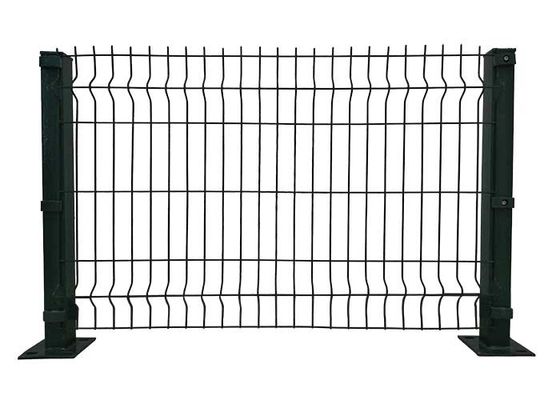 Niestandardowa wysokiej jakości domek zewnętrzny 3D metalowy zakrzywiony spawany siatka drutowa ogród ogrodniczy do ogrodzenia Panel Pvc zielony ogrodzenie