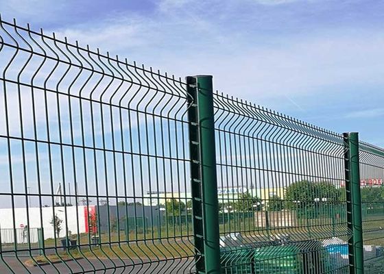 Trwałe Pvc powlekane 3d zakrzywione spawane sieci drutowej ogrodzenie Panel ogrodzenie bariery