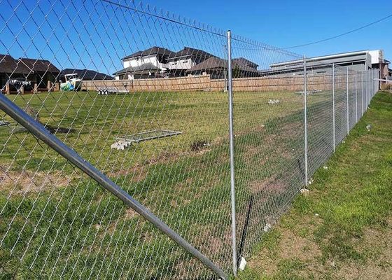 8 Ft Galwanizowany PVC powlekany Cyclone Wire Mesh Chain Link Fence Roll For Philippines