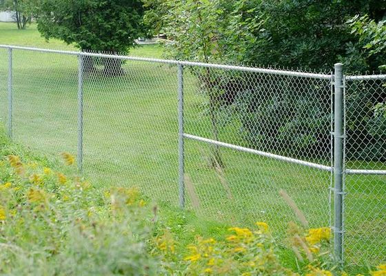 8 Ft Galwanizowany PVC powlekany Cyclone Wire Mesh Chain Link Fence Roll For Philippines