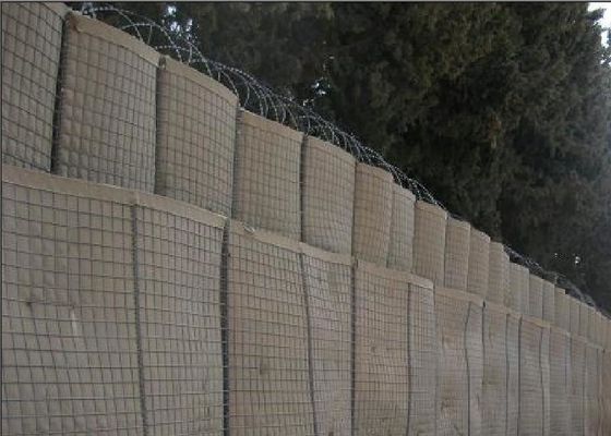 wielokomórkowa odzyskiwalna wojskowa ściana barierowa Hesco