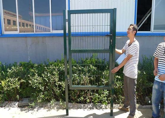 Dekoracja ogrodu Niski 3D stalowy drut galwanizowany pokryty ogrodzenie w Sliver