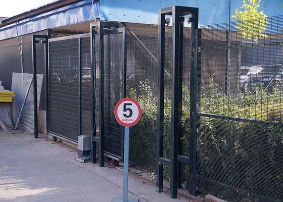 Powlekane PCV spawane metalowe bramy ogrodowe 60 * 60 mm