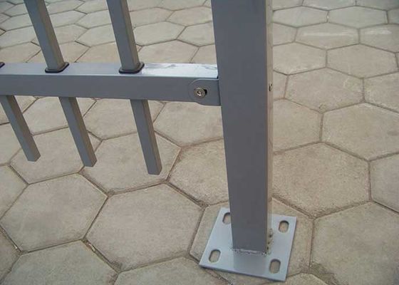 Galwanizowane stalowe balustrady rurkowe żelazne balustrady ogrodowe ogrodzenie ogrodzenie ogrodzenie