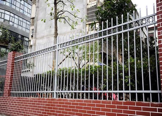 Galwanizowane stalowe balustrady rurkowe żelazne balustrady ogrodowe ogrodzenie ogrodzenie ogrodzenie