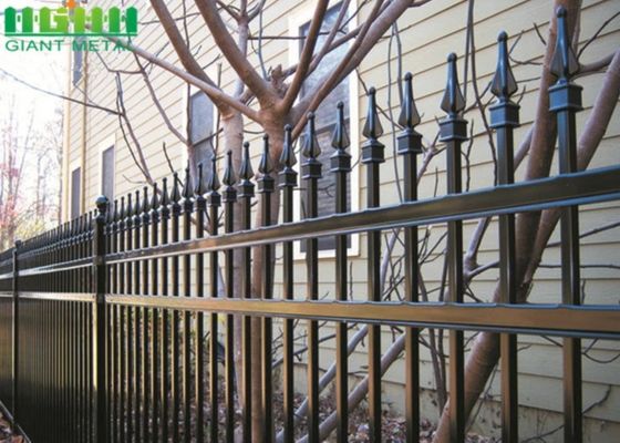 Rurkowe, ozdobne aluminiowe ogrodzenie z powłoką PCV o grubości H2,2 m