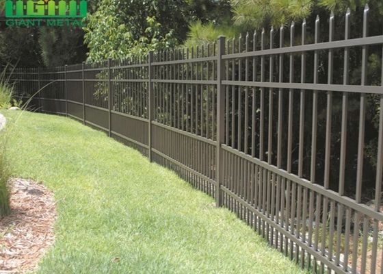 Rurkowe, ozdobne aluminiowe ogrodzenie z powłoką PCV o grubości H2,2 m