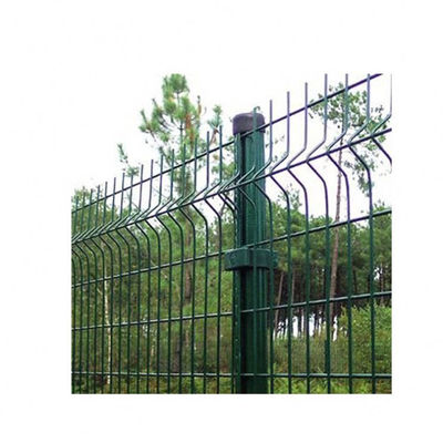 Metalx Factory Price Cheap Green/Black PVC Coated Outdoor Garden 3D Curvy Welded Bending Perimeter Wire/V Mesh